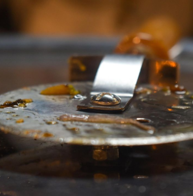 roldana para cortar pizzas engrasada